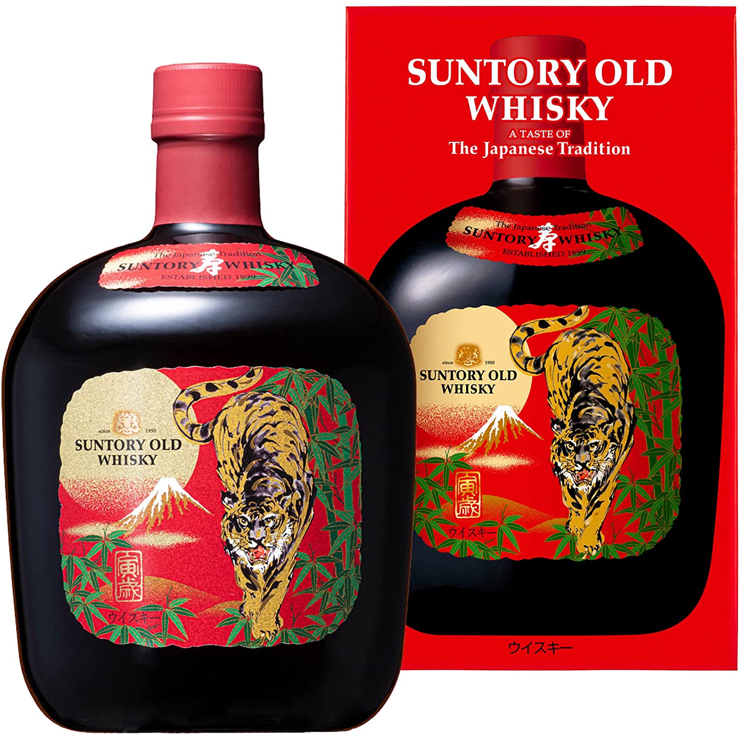 【Yamazaki sherry cask notes】Suntory Old Whisky 700ml - Tiger（老虎） Label with  Box
